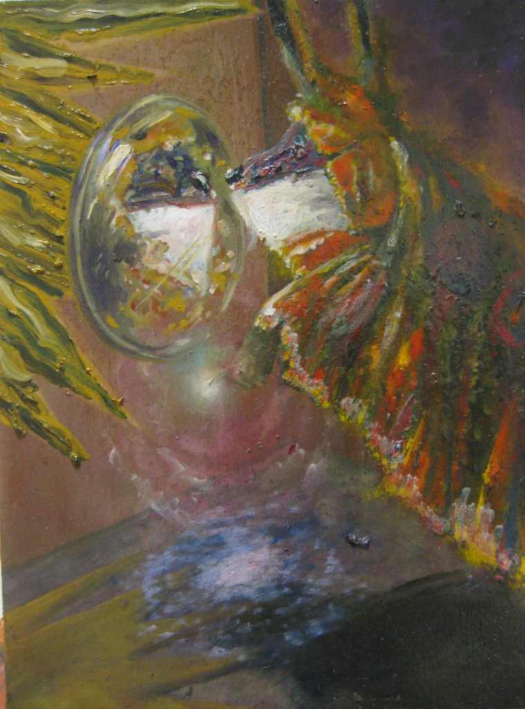 chi è il più bello- 2013- 40x30 cm- olio su tela